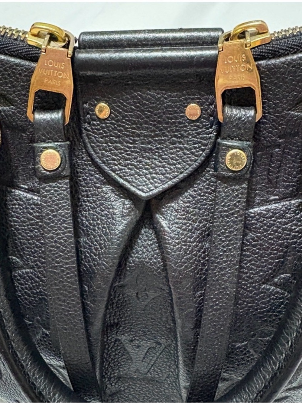 Louis Vuitton Mazarine Black Leather Handbag - Picture 10 of 16